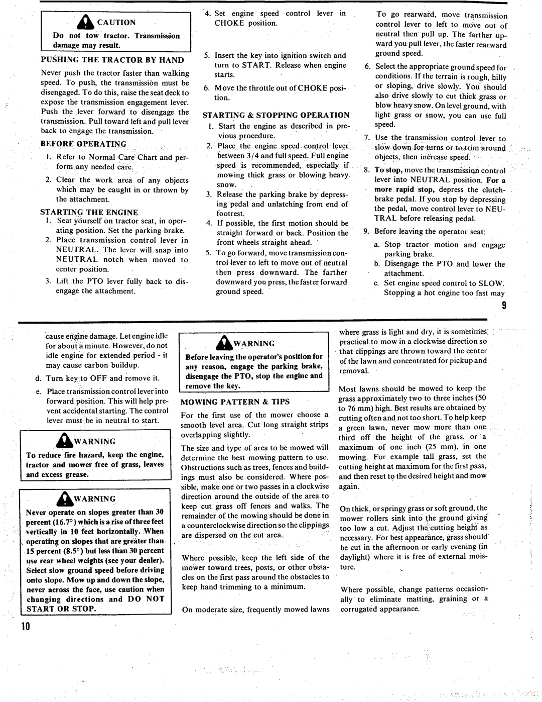 Snapper 616H manual 