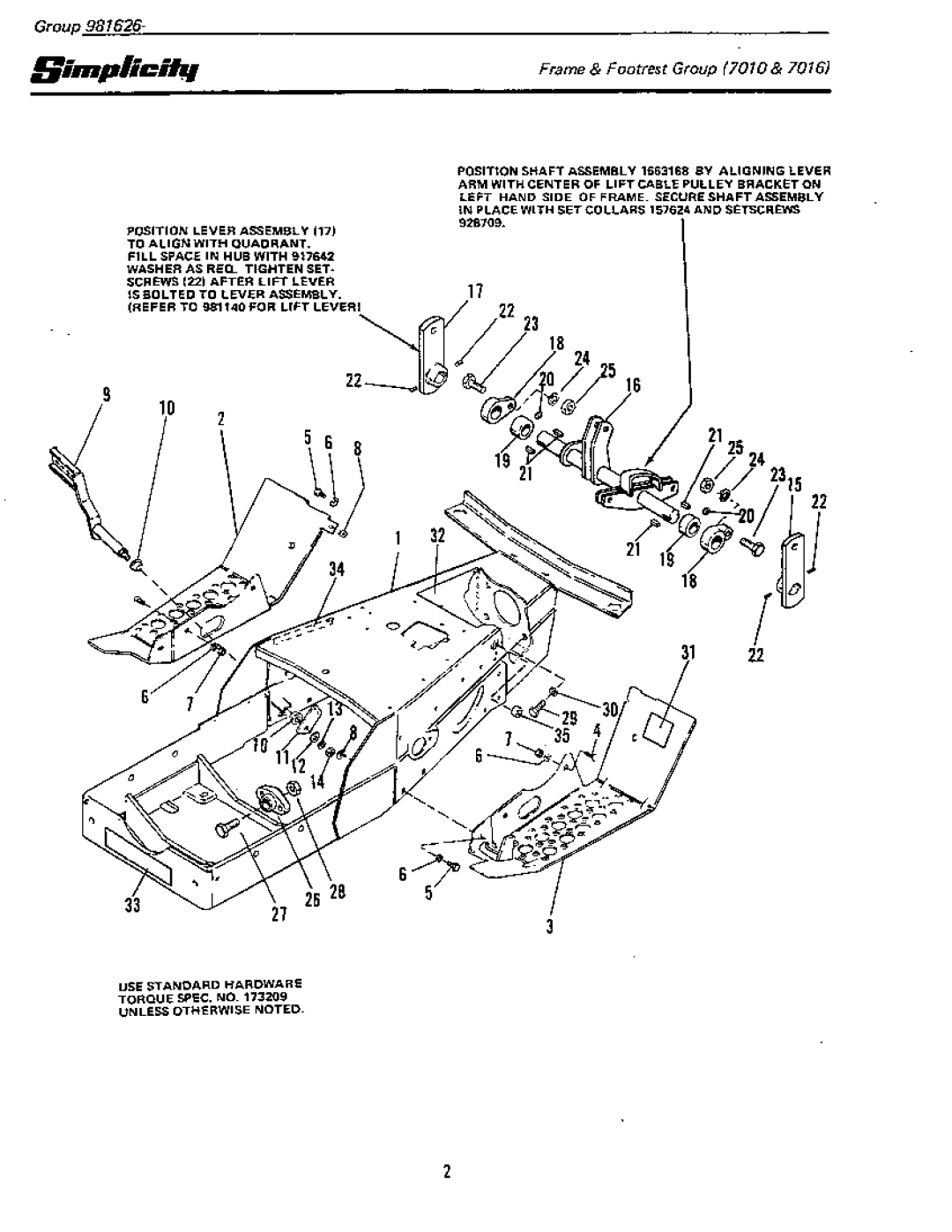 Snapper 7010, 7016 manual 