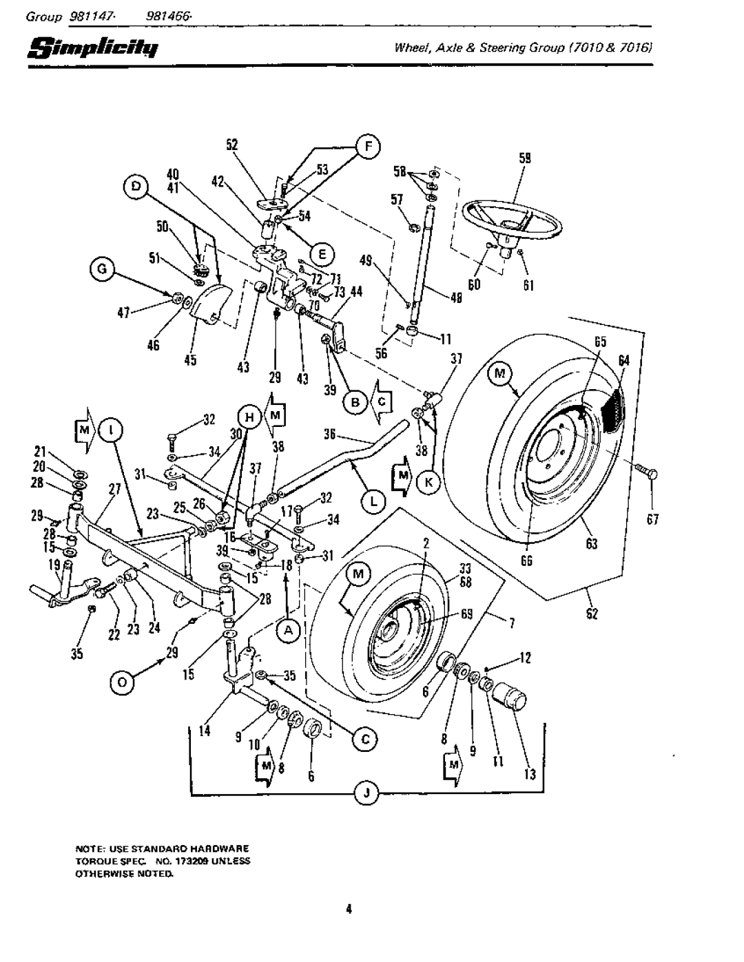 Snapper 7010, 7016 manual 
