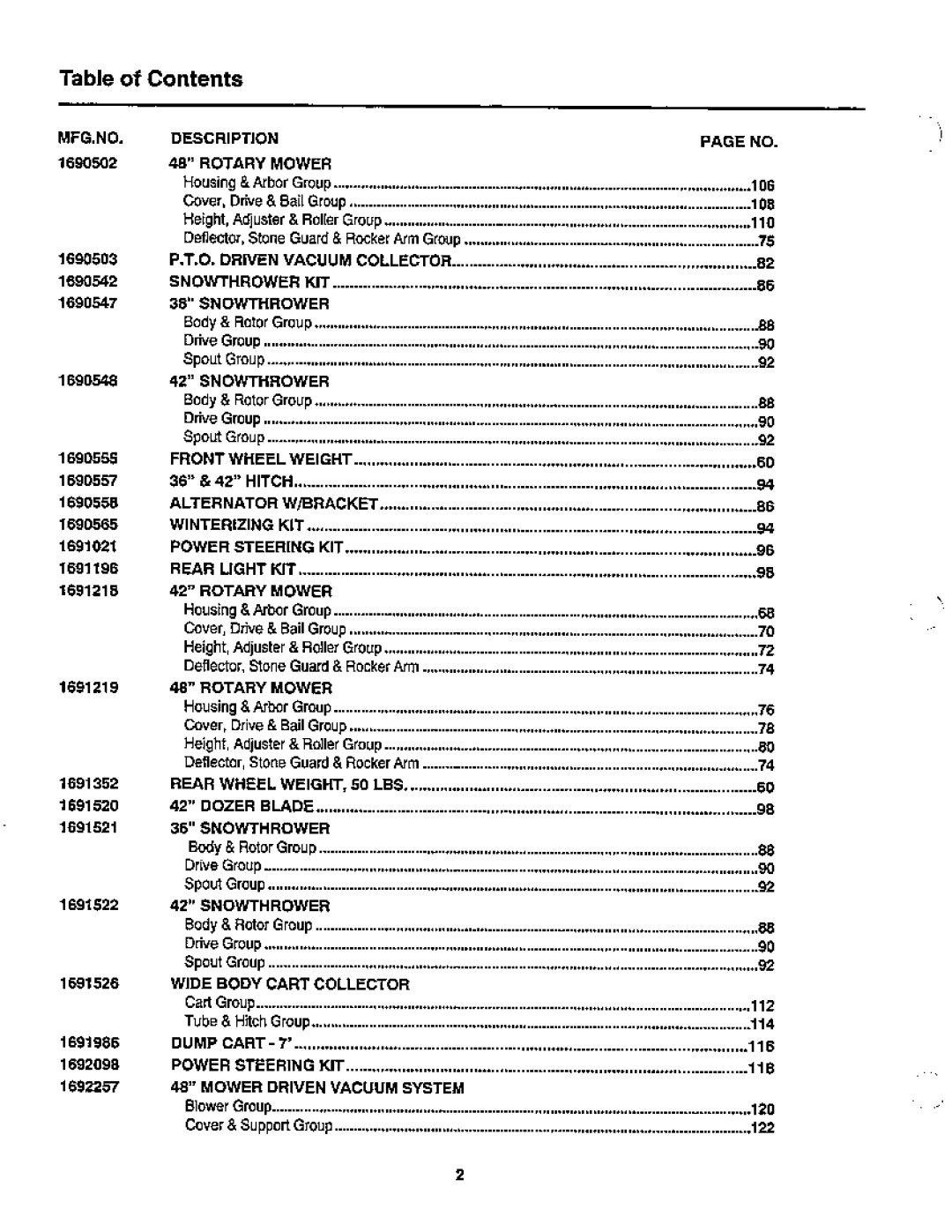 Snapper 7100 manual 