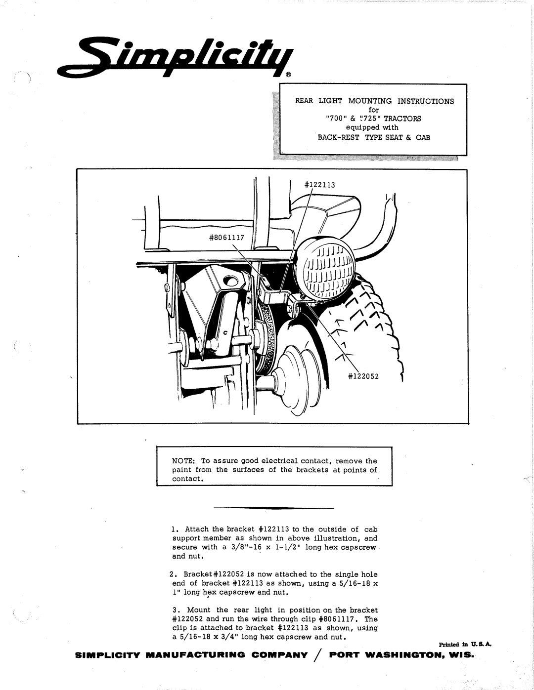 Snapper 725 manual 