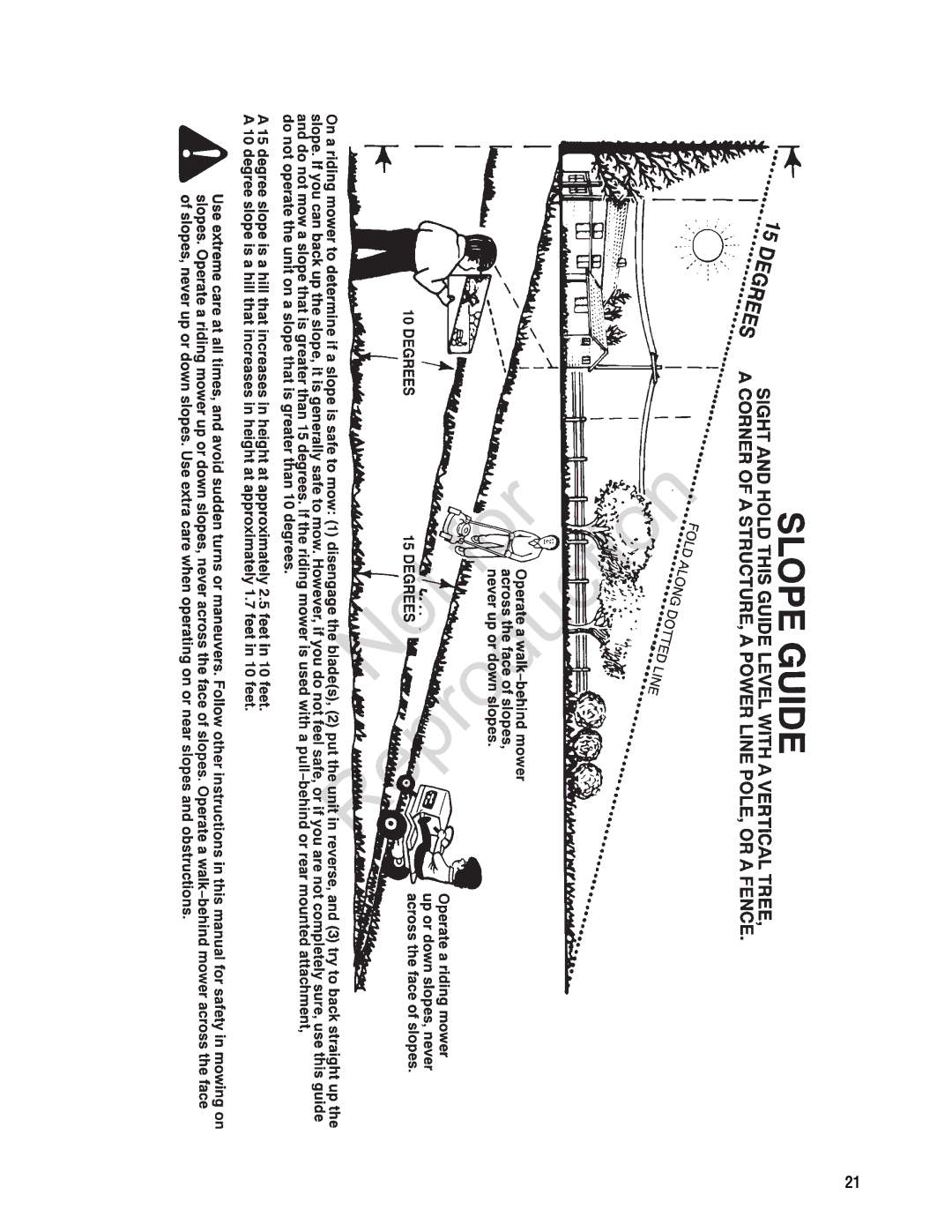 Snapper 7800179, 7800195, 7800231, 7800232 specifications Not For 