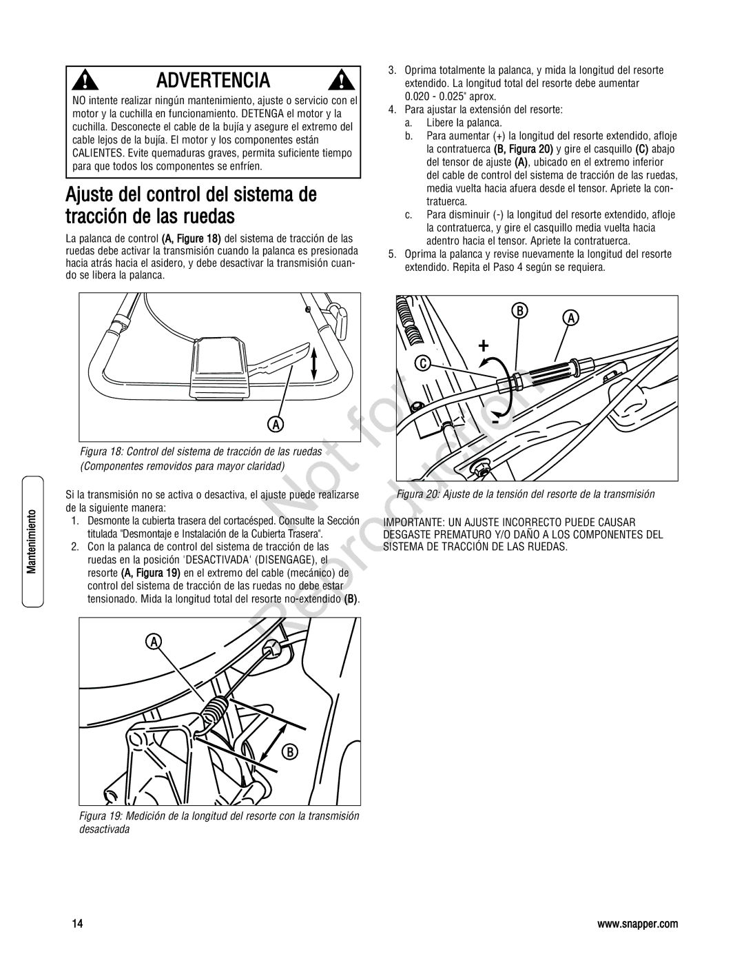 Snapper 7800231, 7800195, 7800179, 7800232 specifications Titulada Desmontaje e Instalación de la Cubierta Trasera 