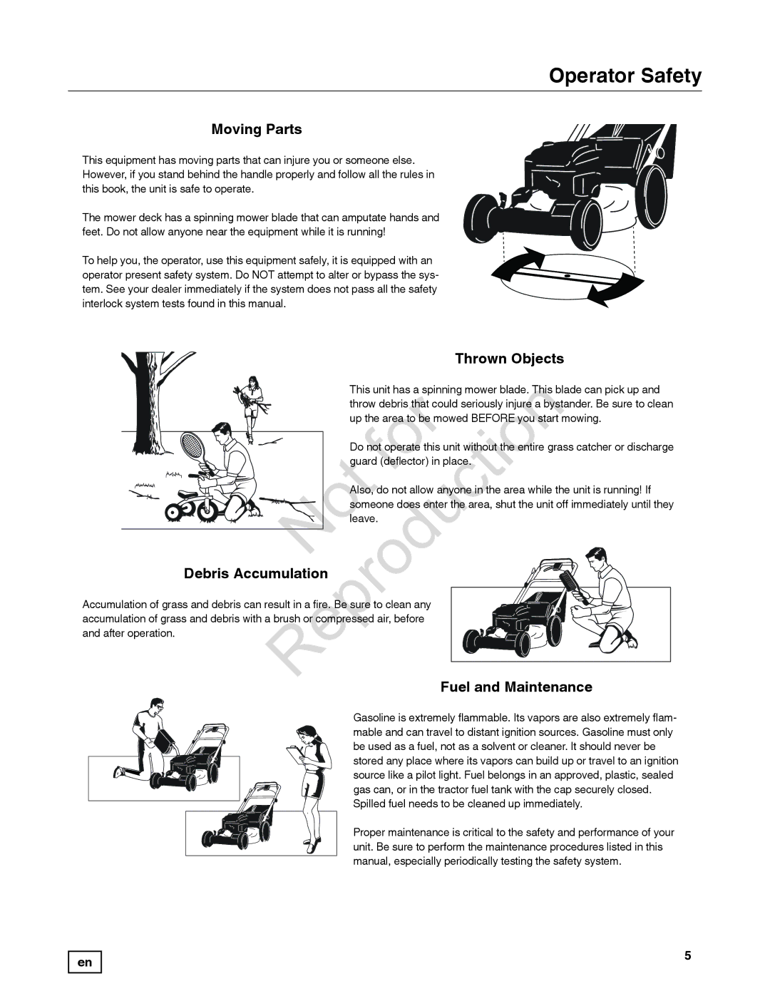 Snapper 7800842-01, 7800841-01, 780084-01 manual Moving Parts 