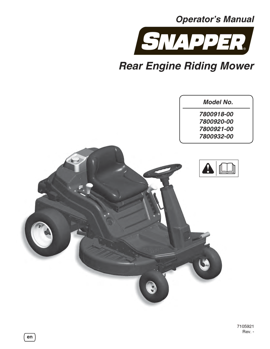 Snapper 7800920-00, 7800932-00, 7800918-00 manual Reproduction, Not For 