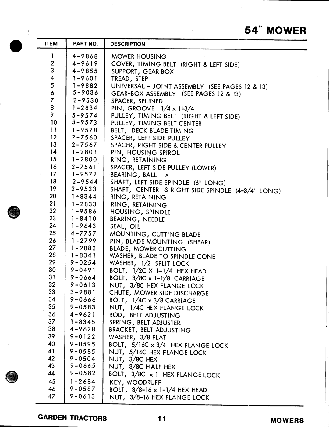 Snapper 06006, 8-0199, 8-0499, 8-0299 manual 