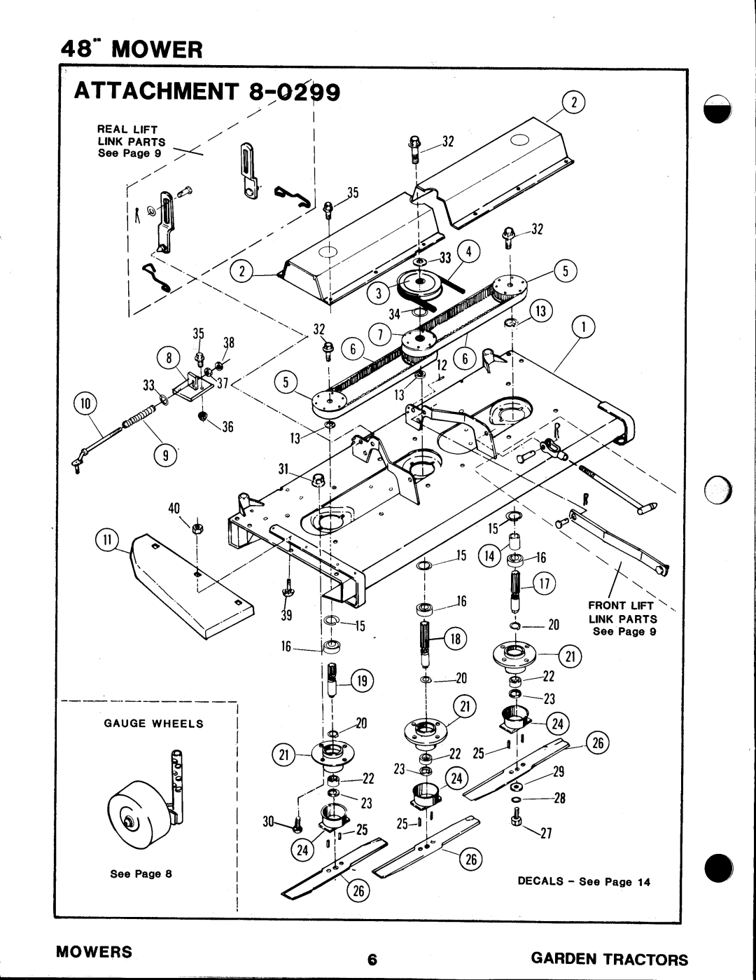 Snapper 8-0299, 8-0199, 8-0499, 06006 manual 