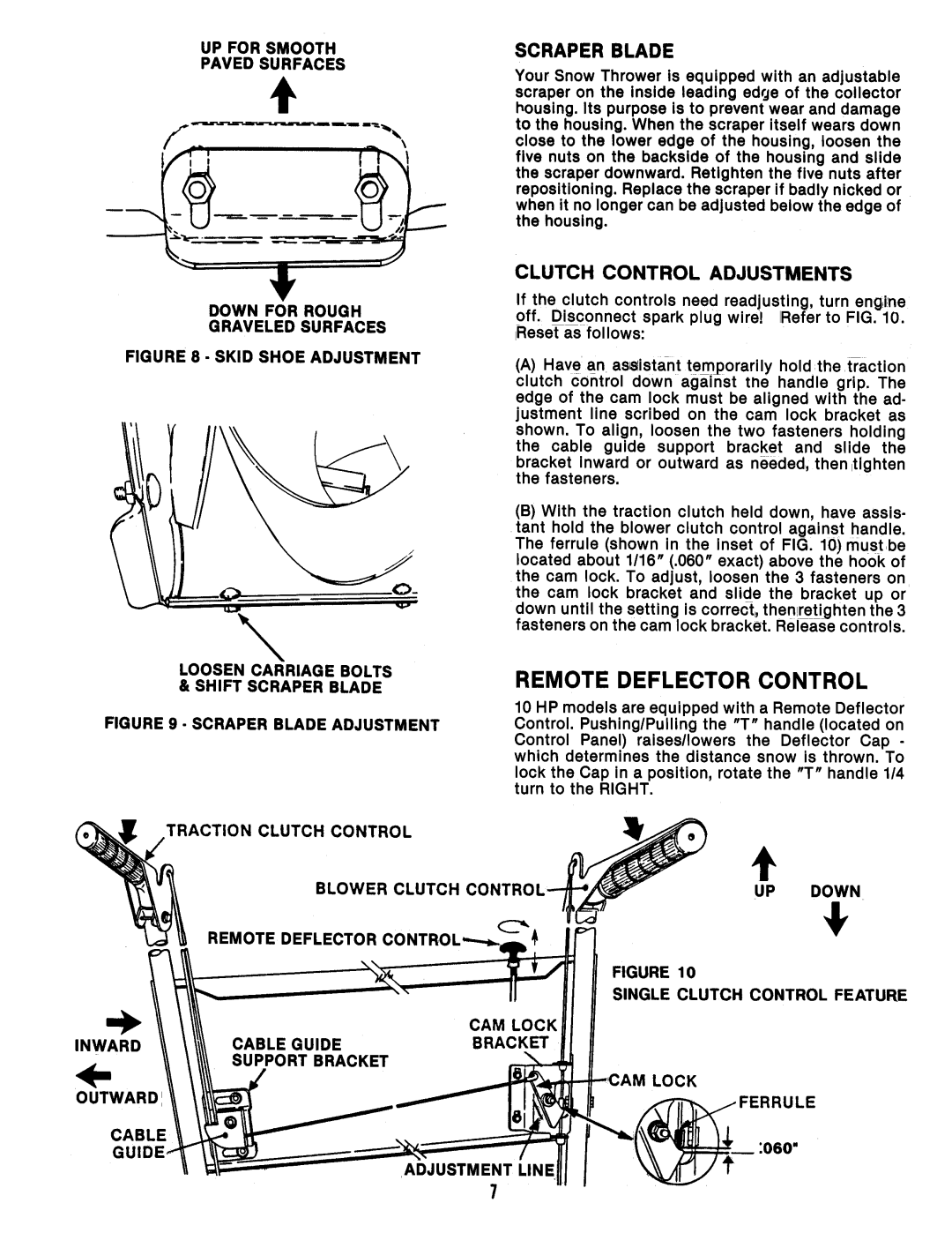 Snapper 824, 826, 1030 manual 