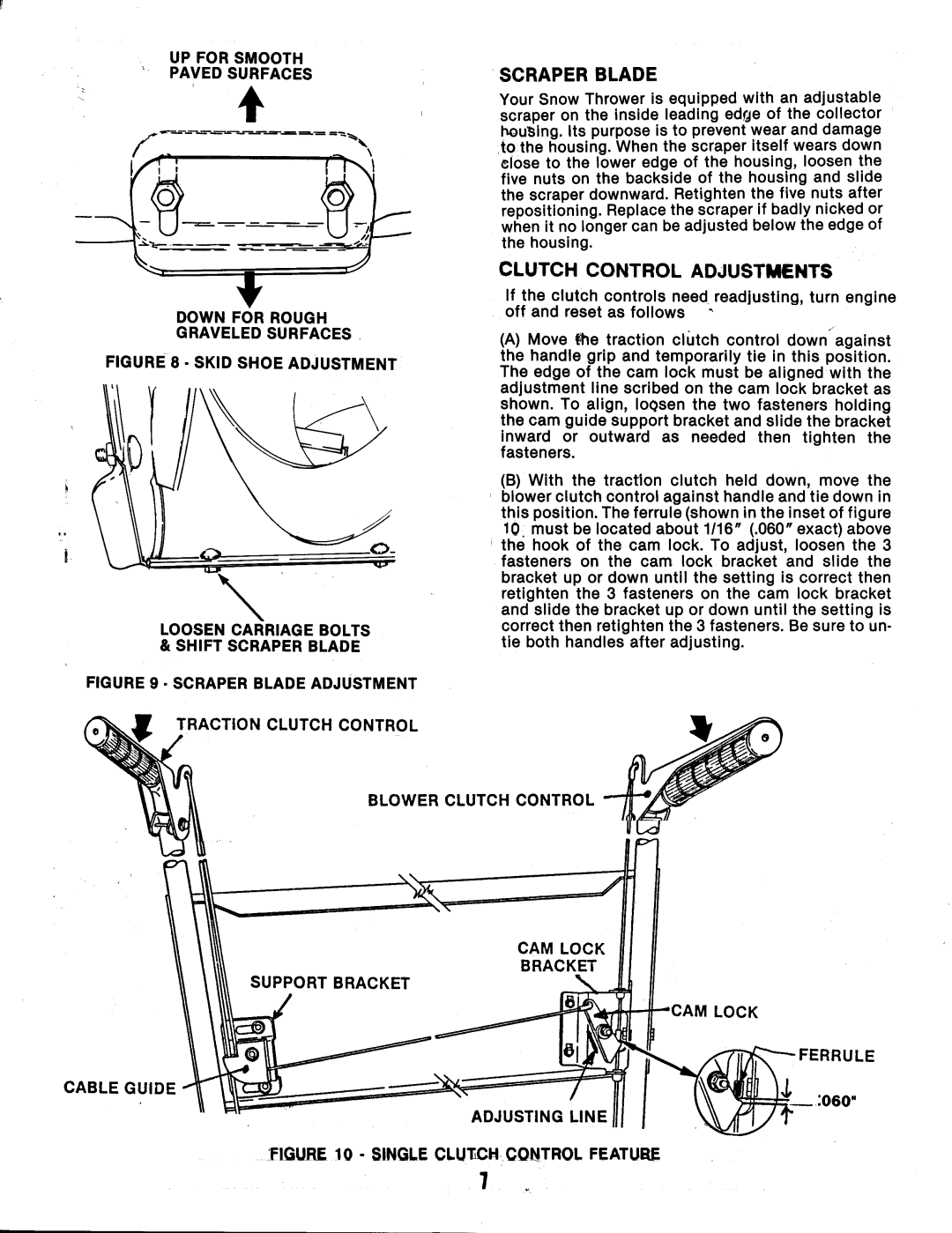 Snapper 8242, 8262, 10302 manual 