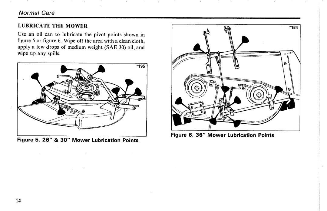 Snapper 830, 1036 manual 