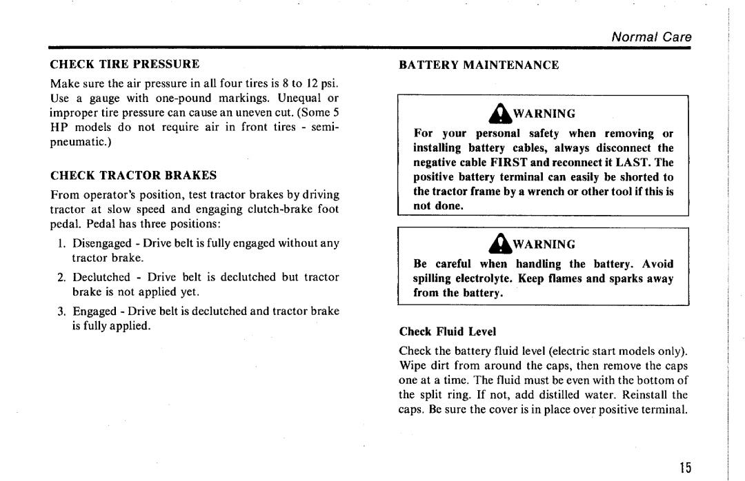 Snapper 1036, 830 manual 