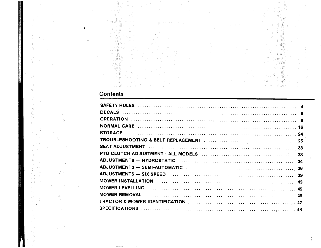 Snapper 900 SERIES manual 