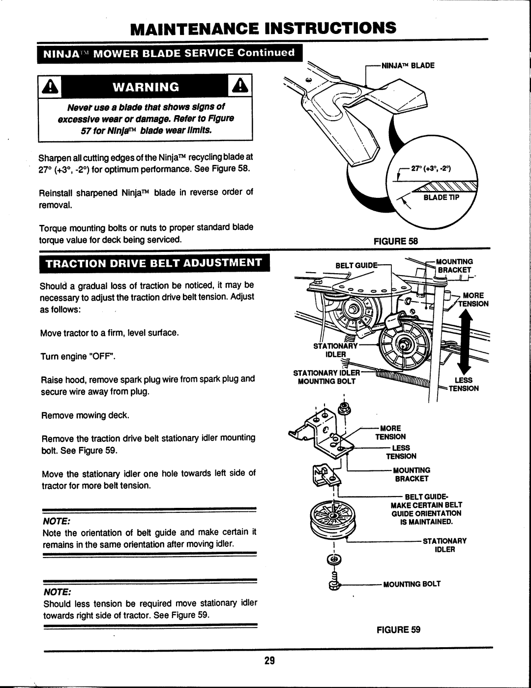 Snapper BH140H38BBV manual 