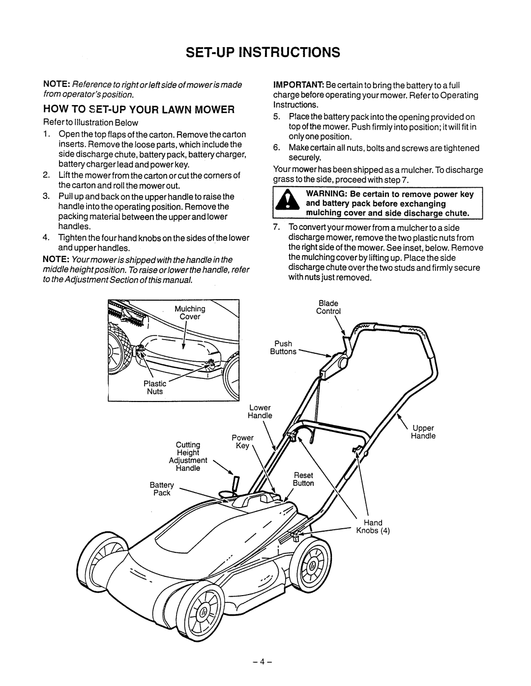 Snapper BP1800 manual 