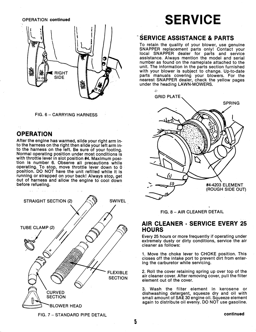 Snapper BPB4150M manual 