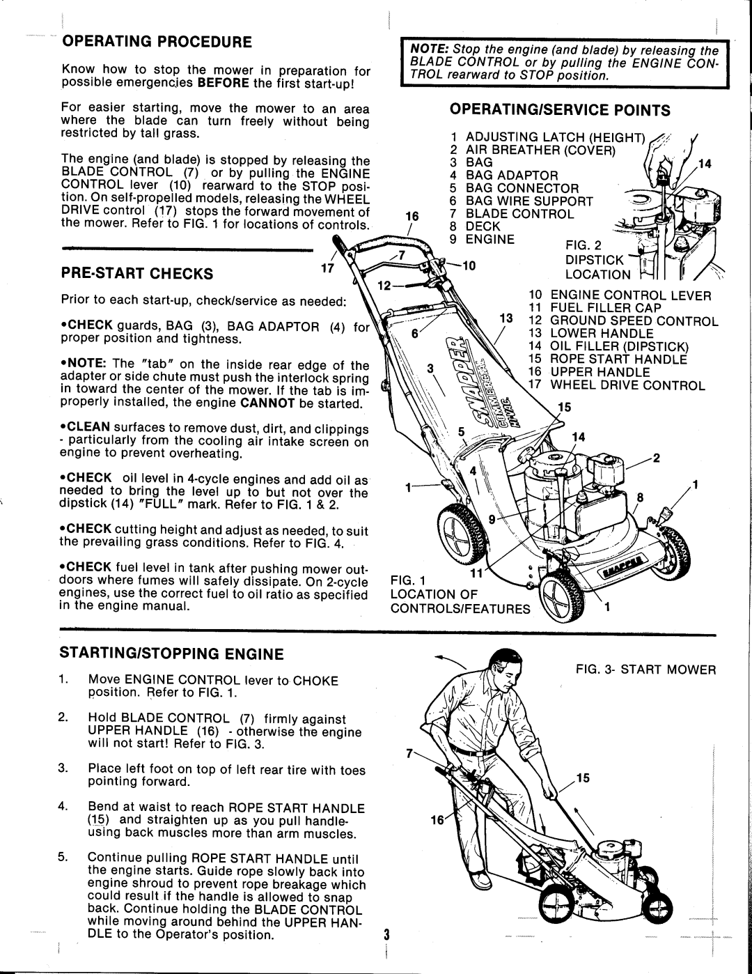 Snapper C21407R-2 manual 