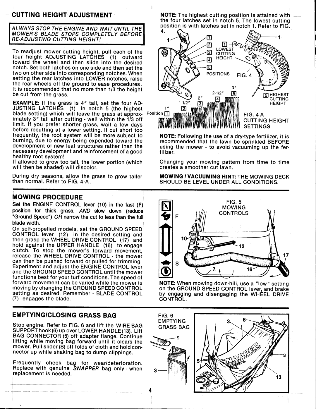 Snapper C21407R-2 manual 