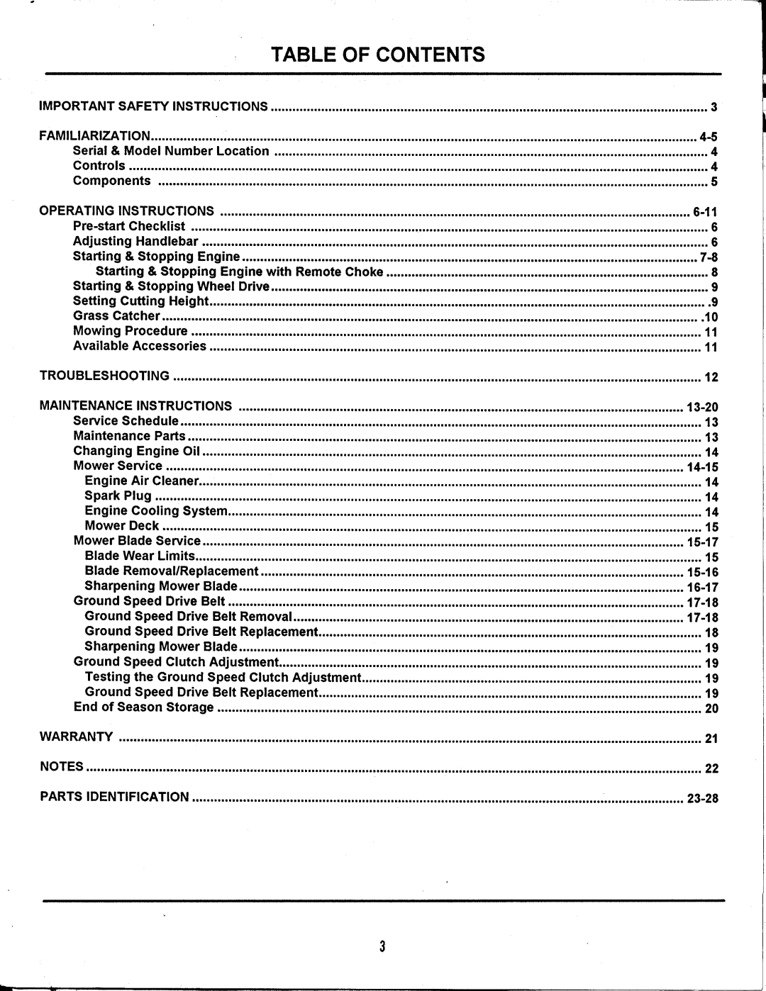Snapper CLP21650RV manual 