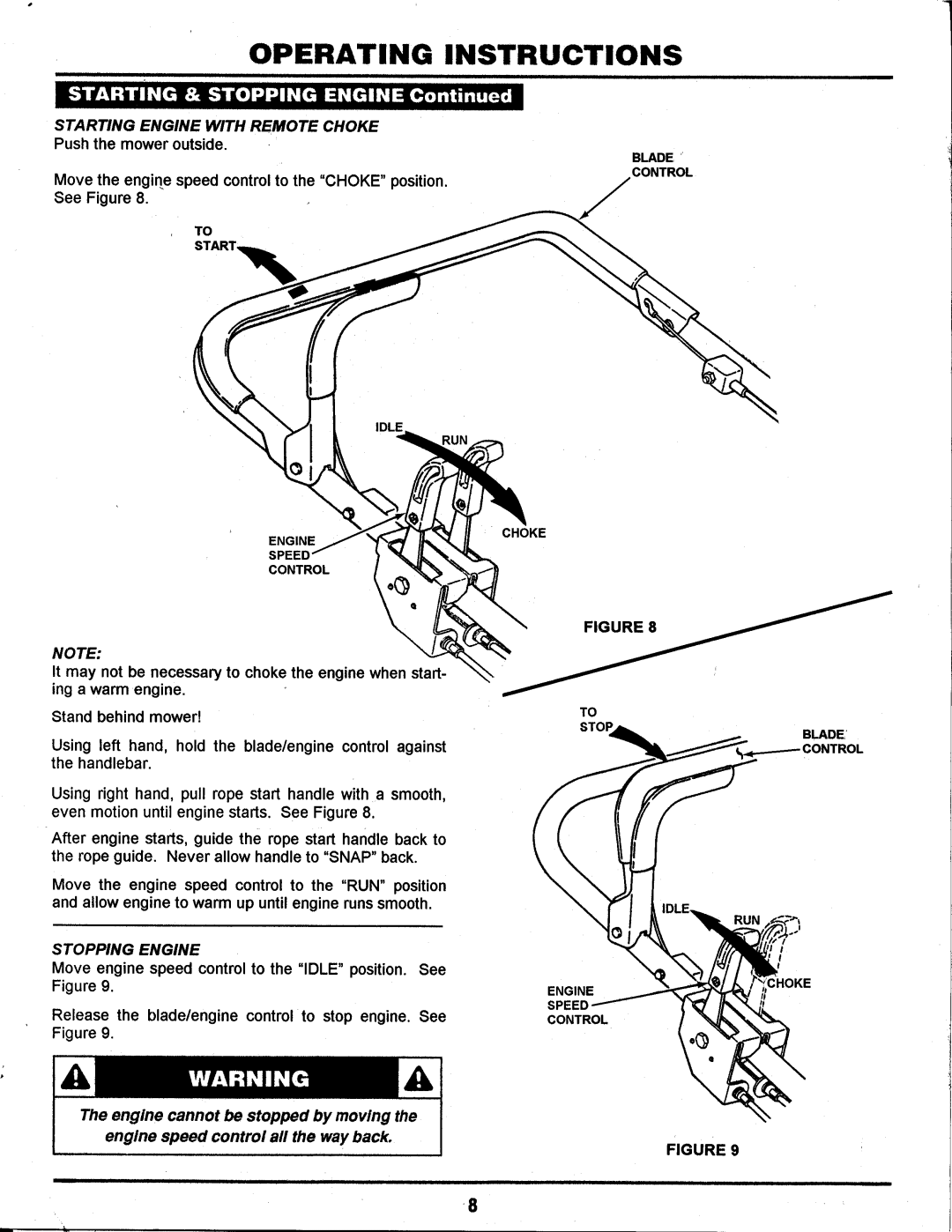 Snapper CLP21650RV manual 