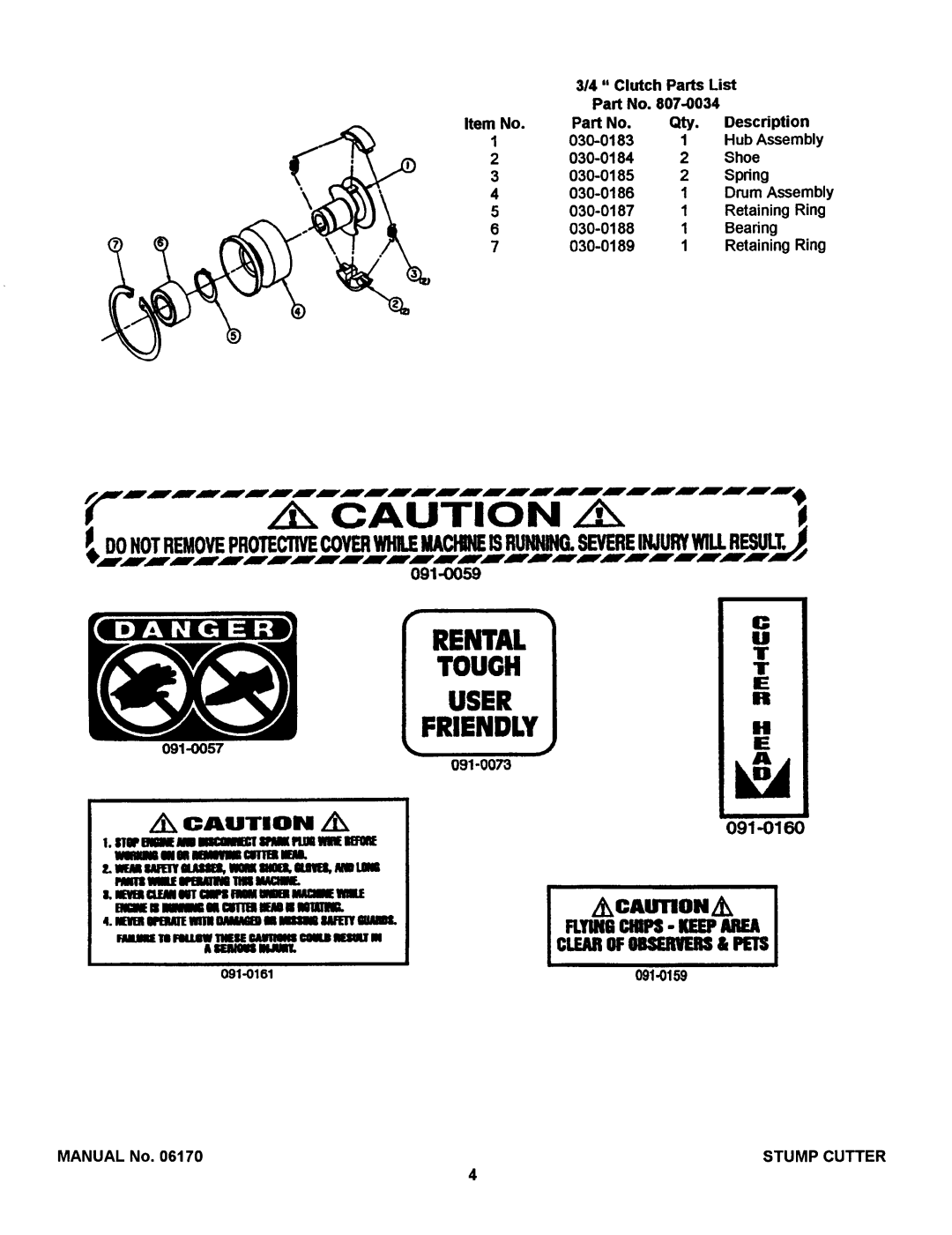 Snapper CPSC9V, CPSC5.5 manual 