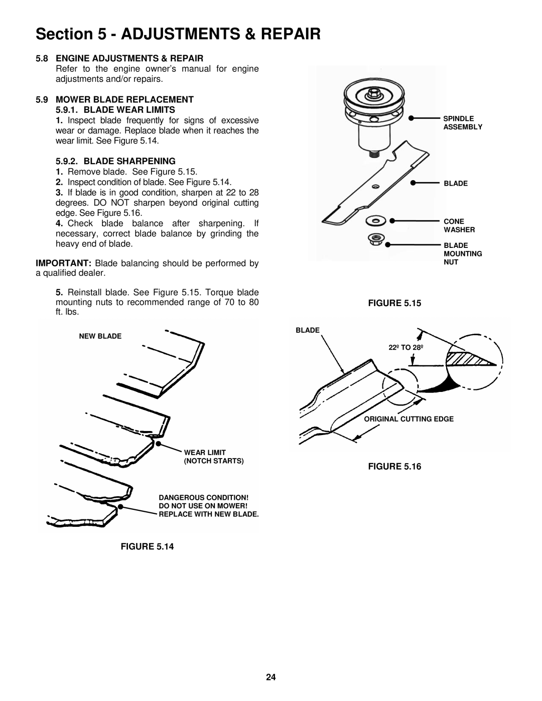 Snapper HZT21480BV, CZT19480KWV, CZT19480KWV, CZT19481KWV, HZT21480BV, HZT21481BV Blade Sharpening 