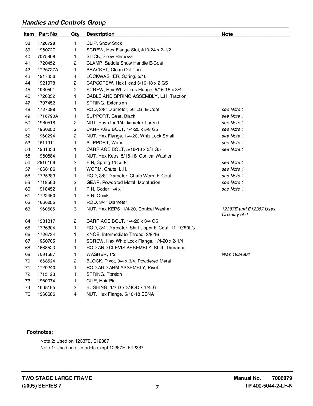 Snapper 10287E, E9247, E10287, 9247E, E11327, E12387, 12387E, 11327E manual Quantity, WASHER, 1/2 