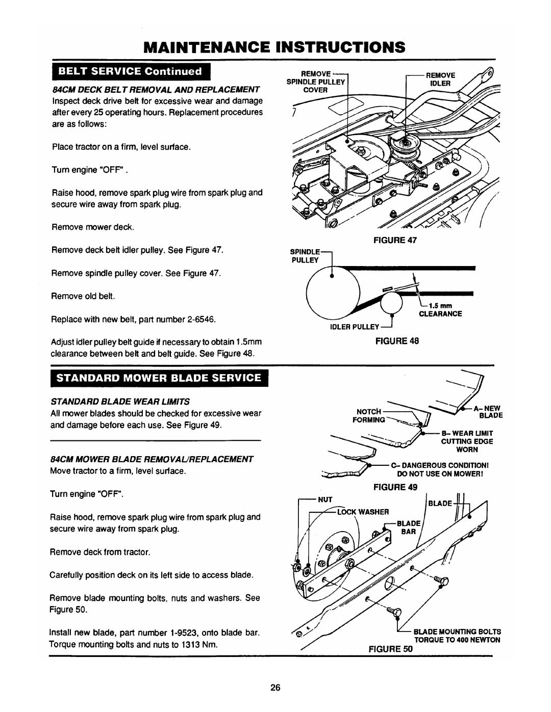 Snapper ELT140H33DBV, ELT145H33DBV, ELT125G33DB manual 