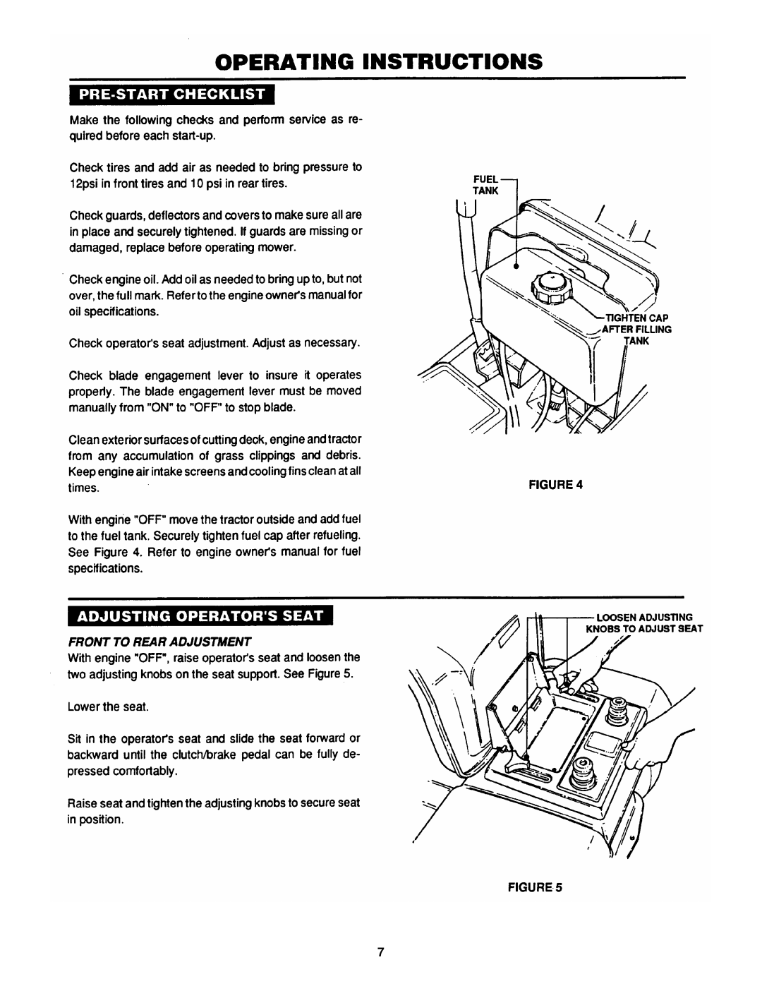 Snapper ELT125G33DB, ELT145H33DBV, ELT140H33DBV manual 