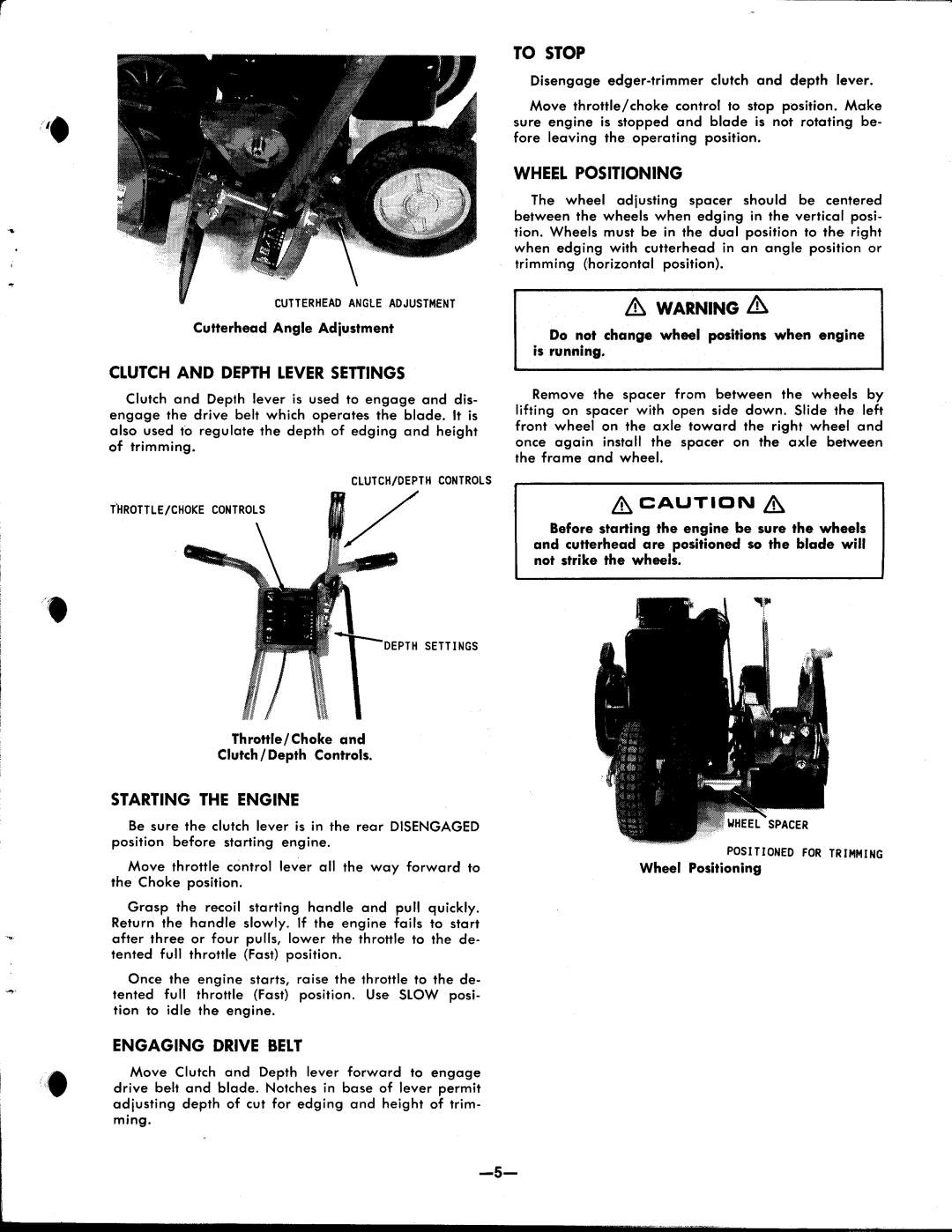 Snapper ET302B manual 