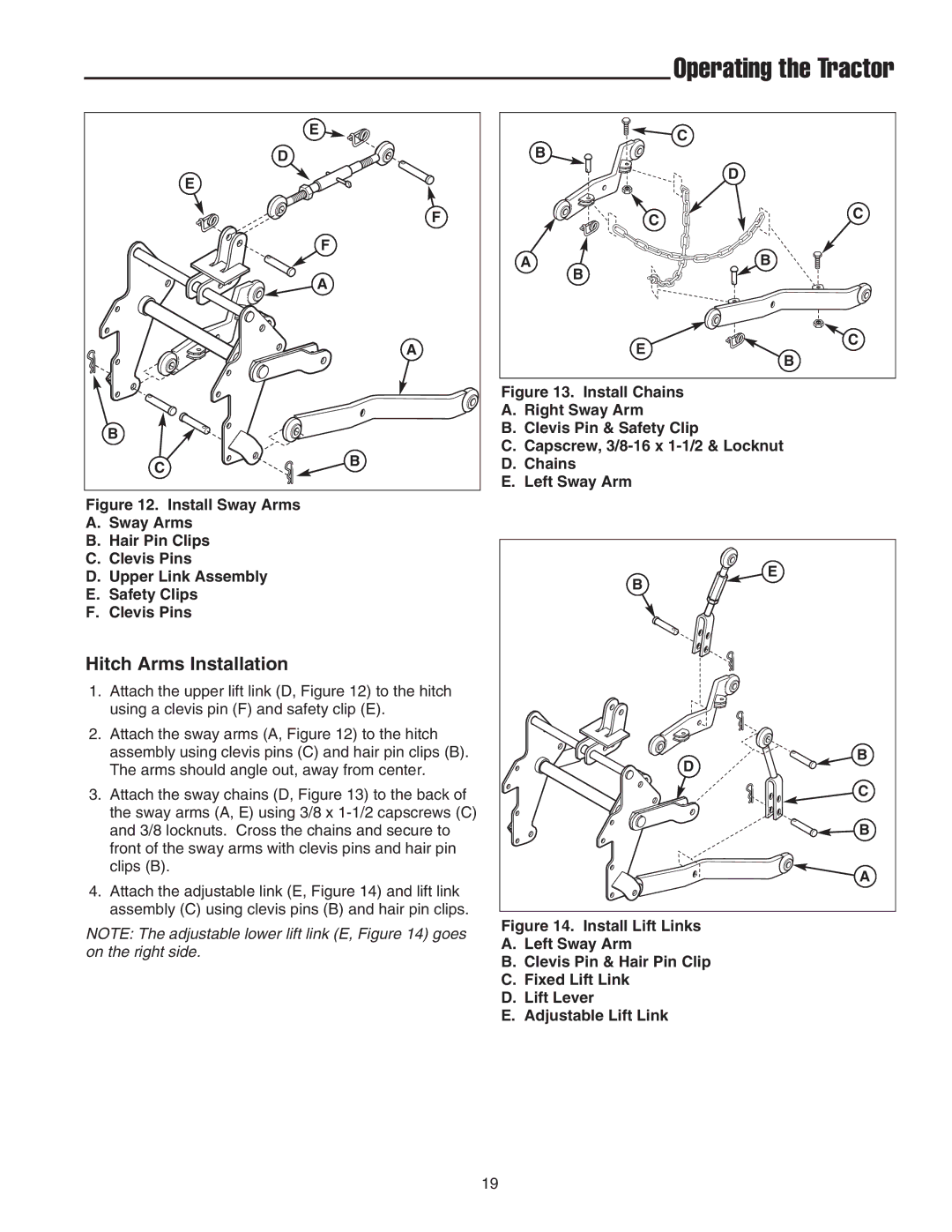 Snapper GT600 manual Hitch Arms Installation 