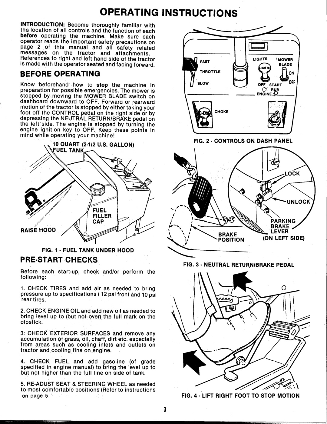 Snapper HYT18 Series manual 