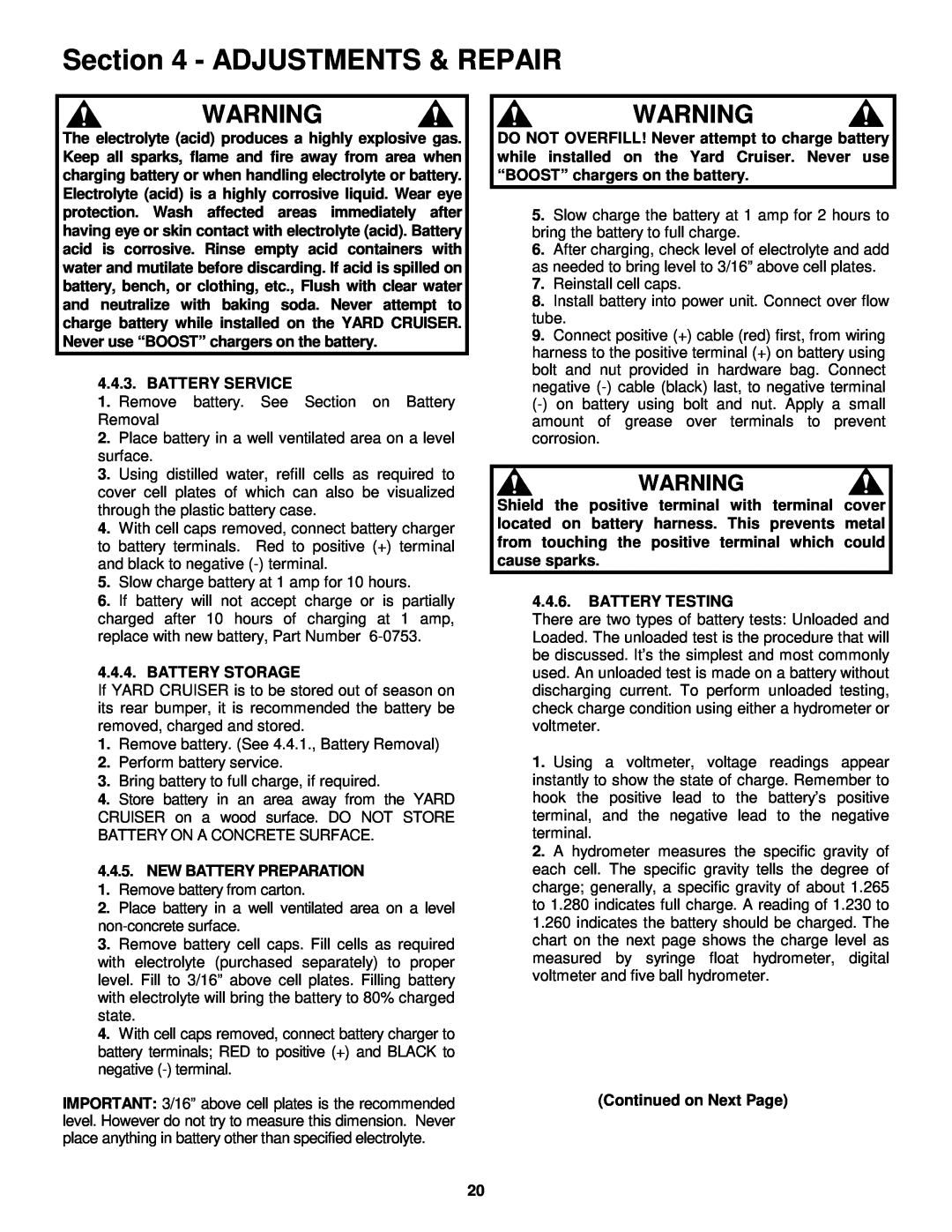 Snapper HZS14331BVE, HZS14381BVE, HZS15421KVE, HZS15422KVE, HZS18482BVE important safety instructions Adjustments & Repair 