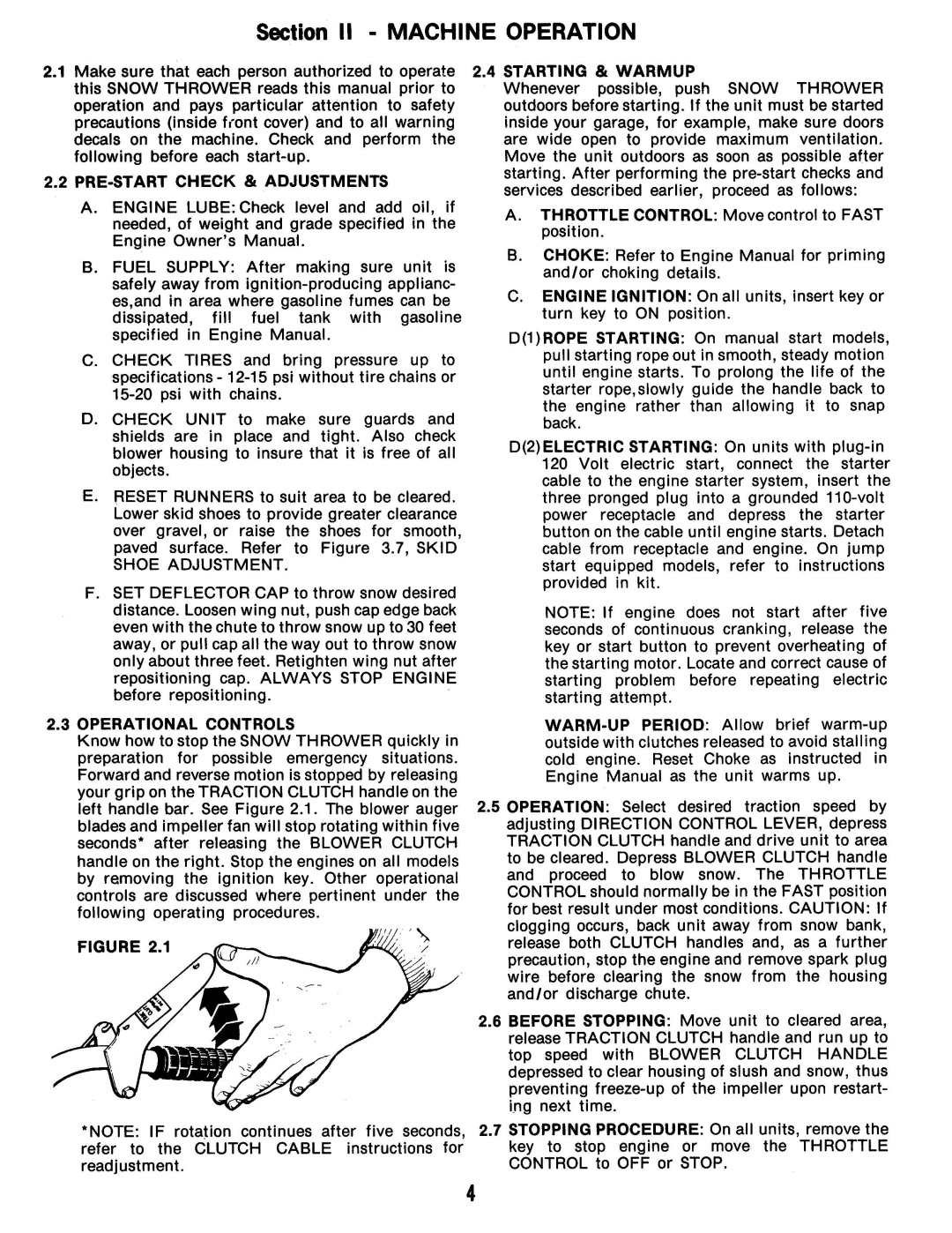 Snapper I4221, I6241, I5241 manual 