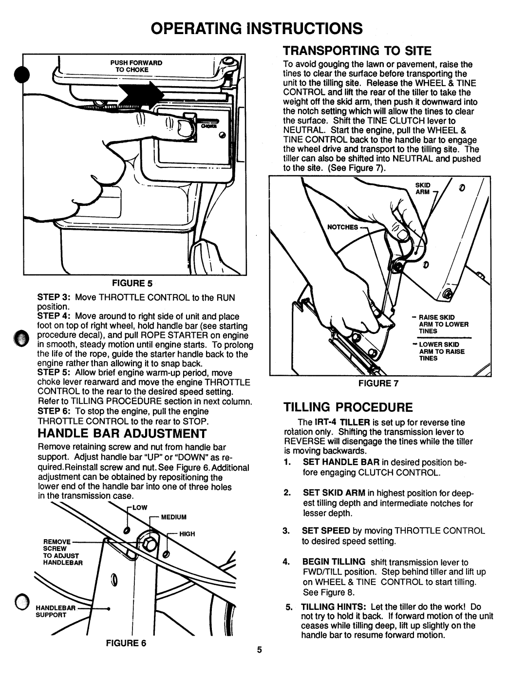 Snapper IRT4 Series 1 manual 