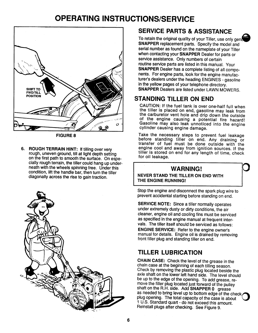 Snapper IRT4 Series 1 manual 