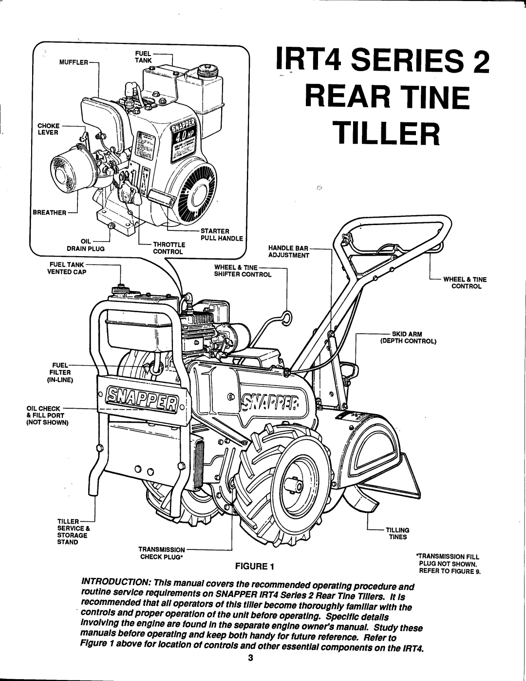 Snapper IRT4 Series 2 manual 