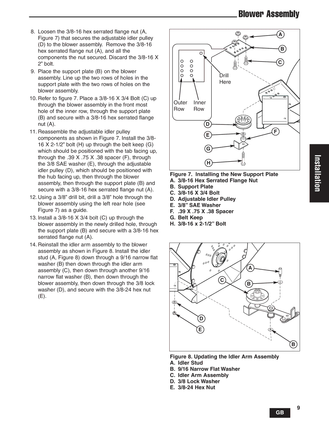 Snapper IS1500Z, IS2000Zc manual Drill, Here, Outer Inner Row 