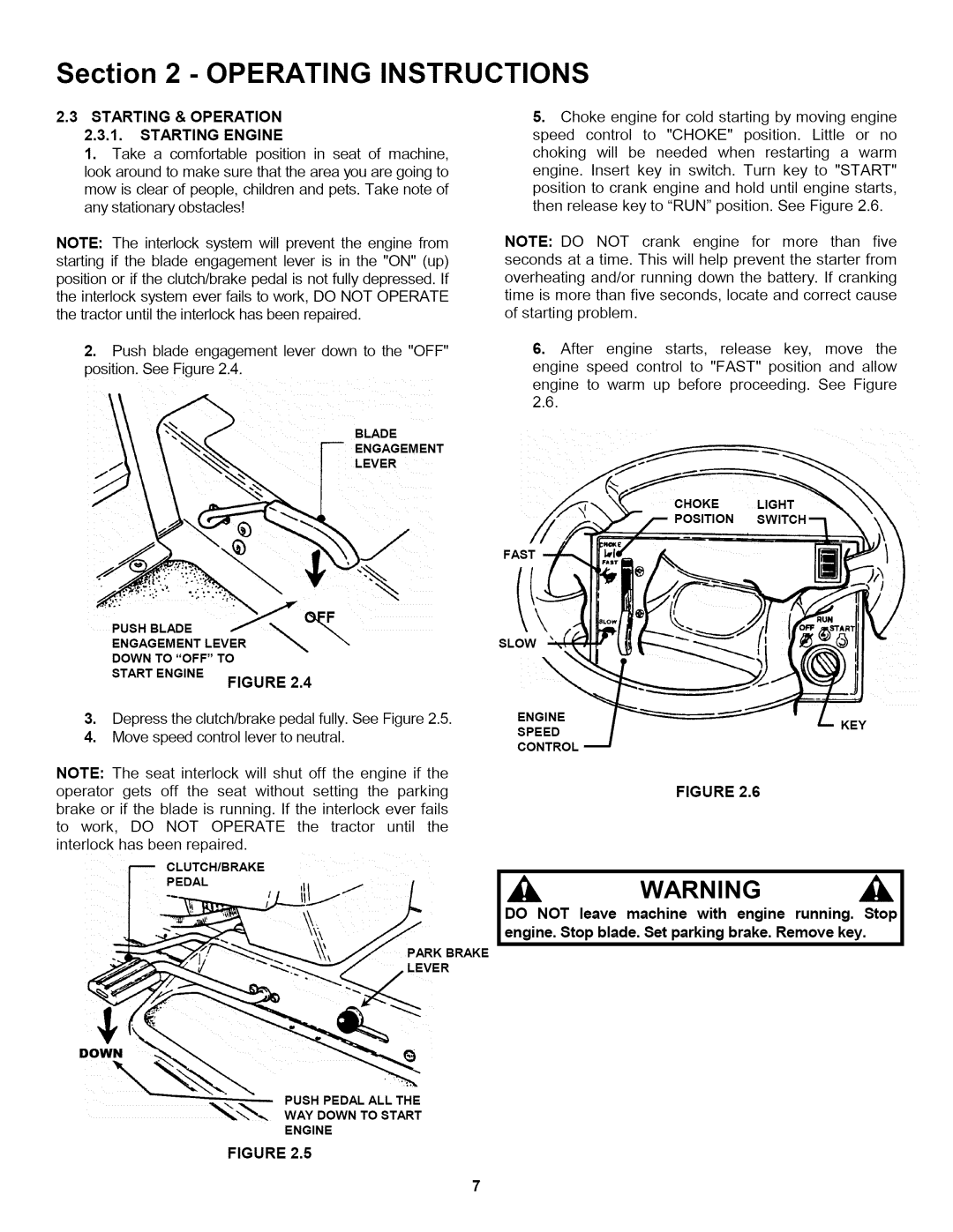 Snapper L T145H33GBV, L T150H38GKV, L T145H38GBV important safety instructions Starting & Operation Starting Engine 