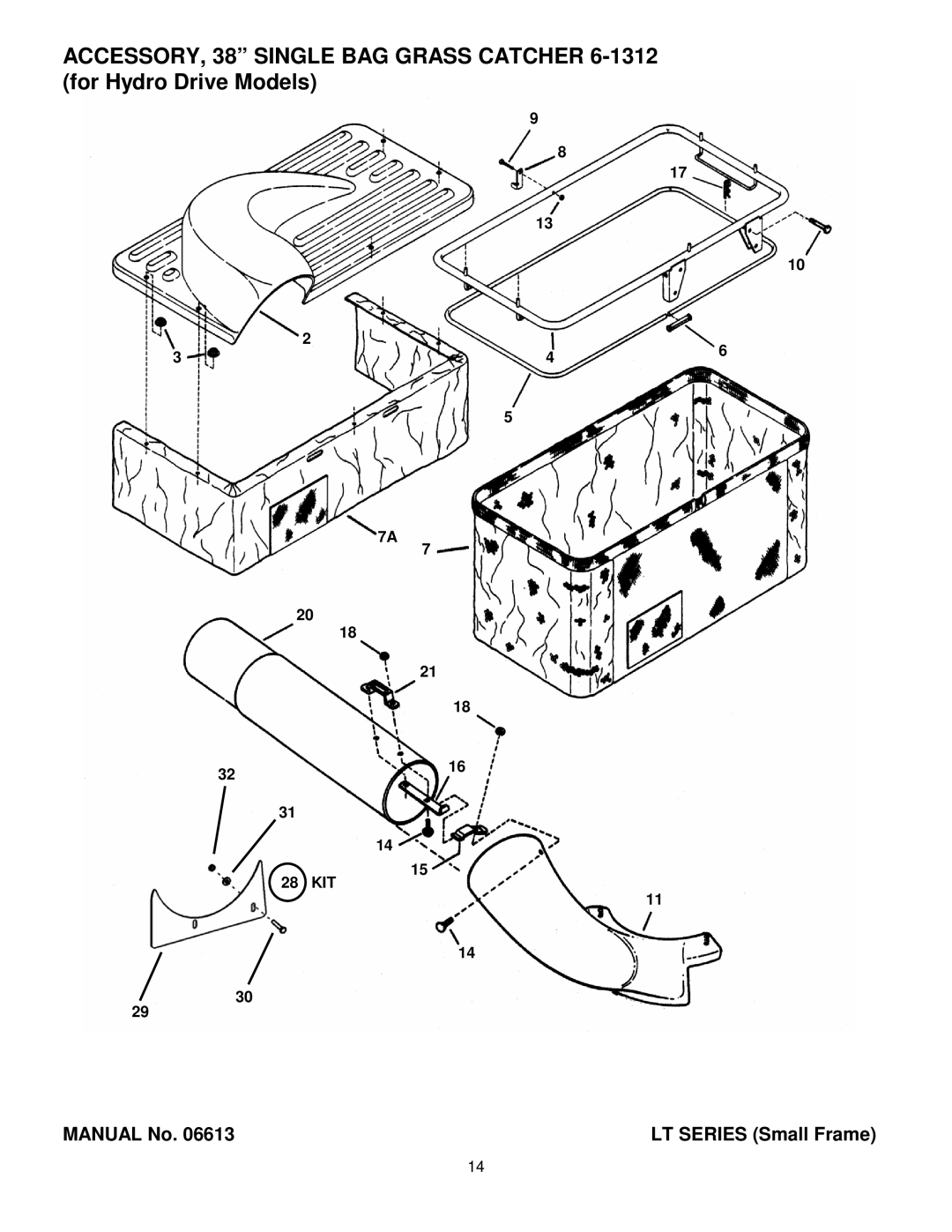 Snapper Lawn Mower Accessory manual 28 KIT 