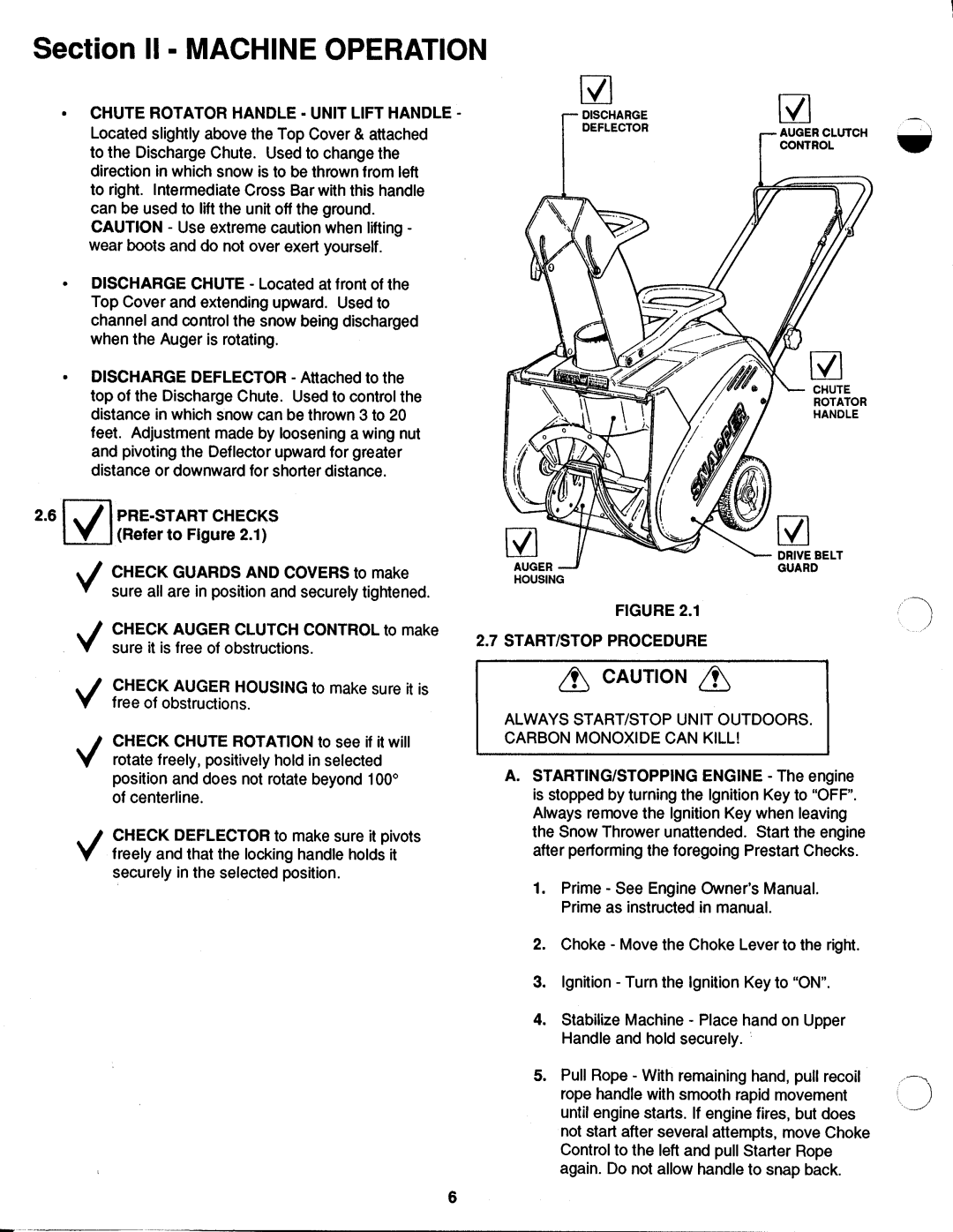 Snapper LE319, LE317 manual 