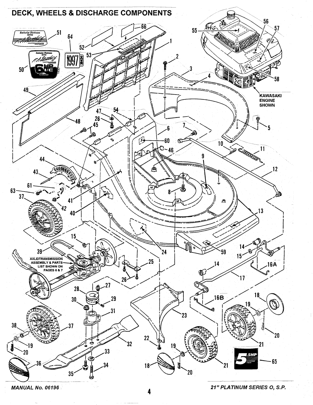Snapper NLP21550V, ELP21600, ELP21550KWV, NLP21600 manual 