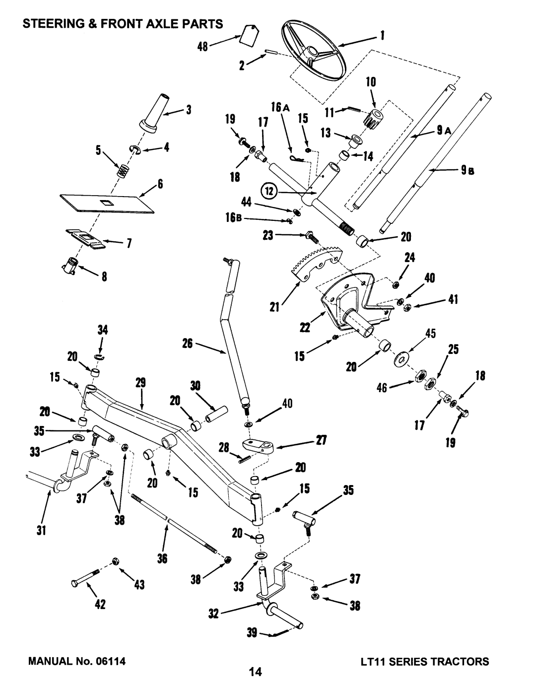 Snapper LT11 SERIES 0.1, LT11 Series 1 manual 