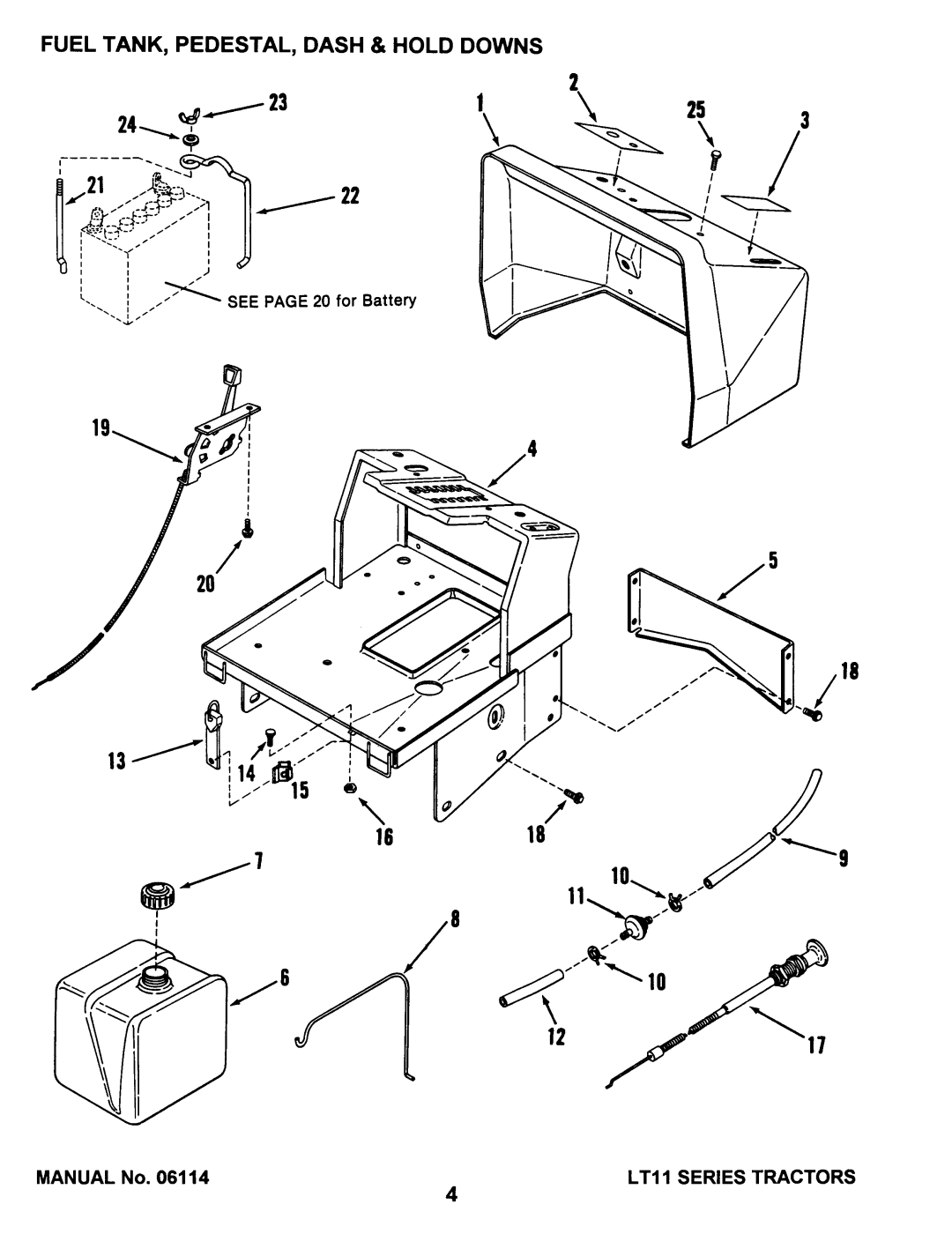 Snapper LT11 SERIES 0.1, LT11 Series 1 manual 