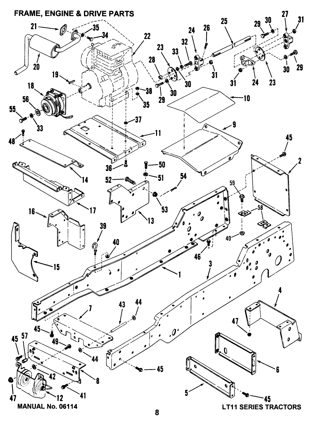 Snapper LT11 SERIES 0.1, LT11 Series 1 manual 