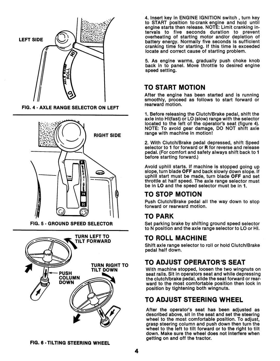 Snapper LT11 manual 