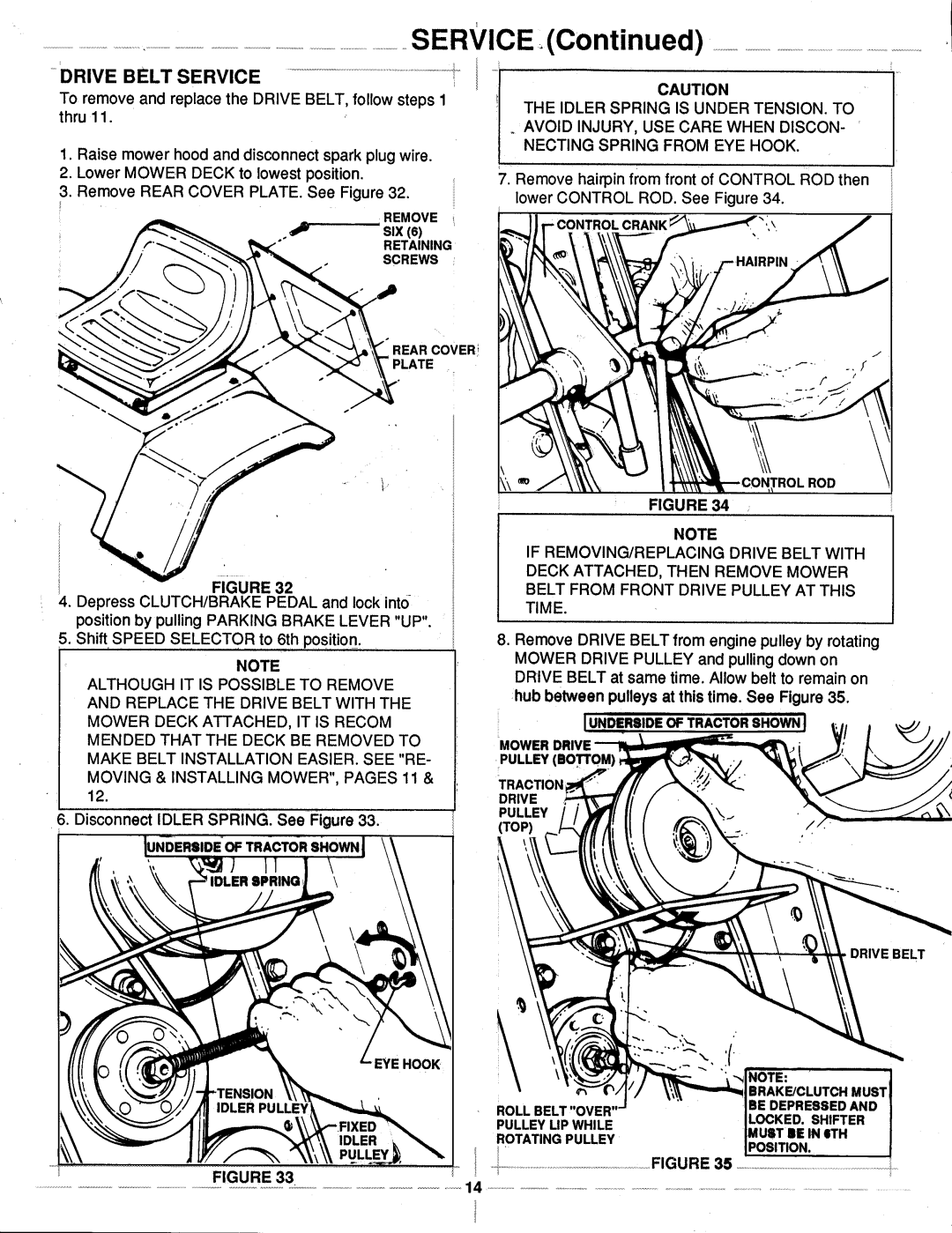 Snapper LT115D114B manual 