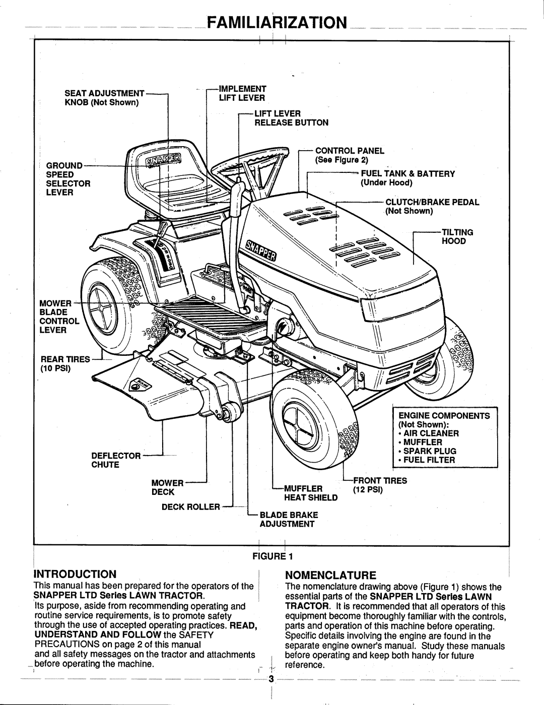 Snapper LT115D114B manual 