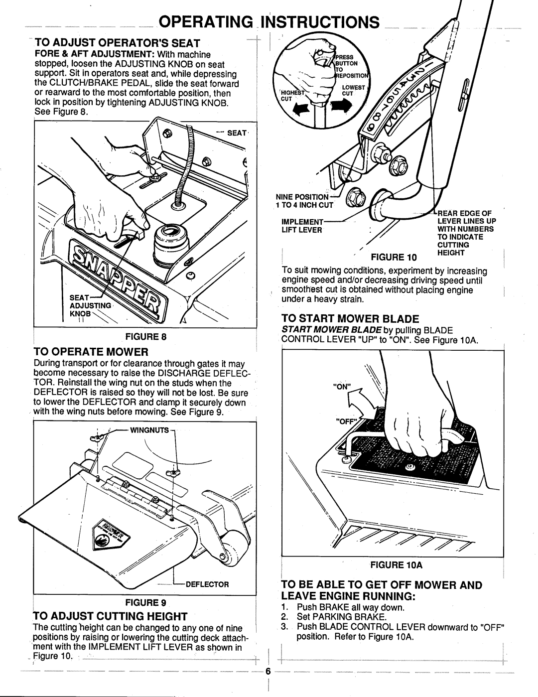 Snapper LT115D114B manual 