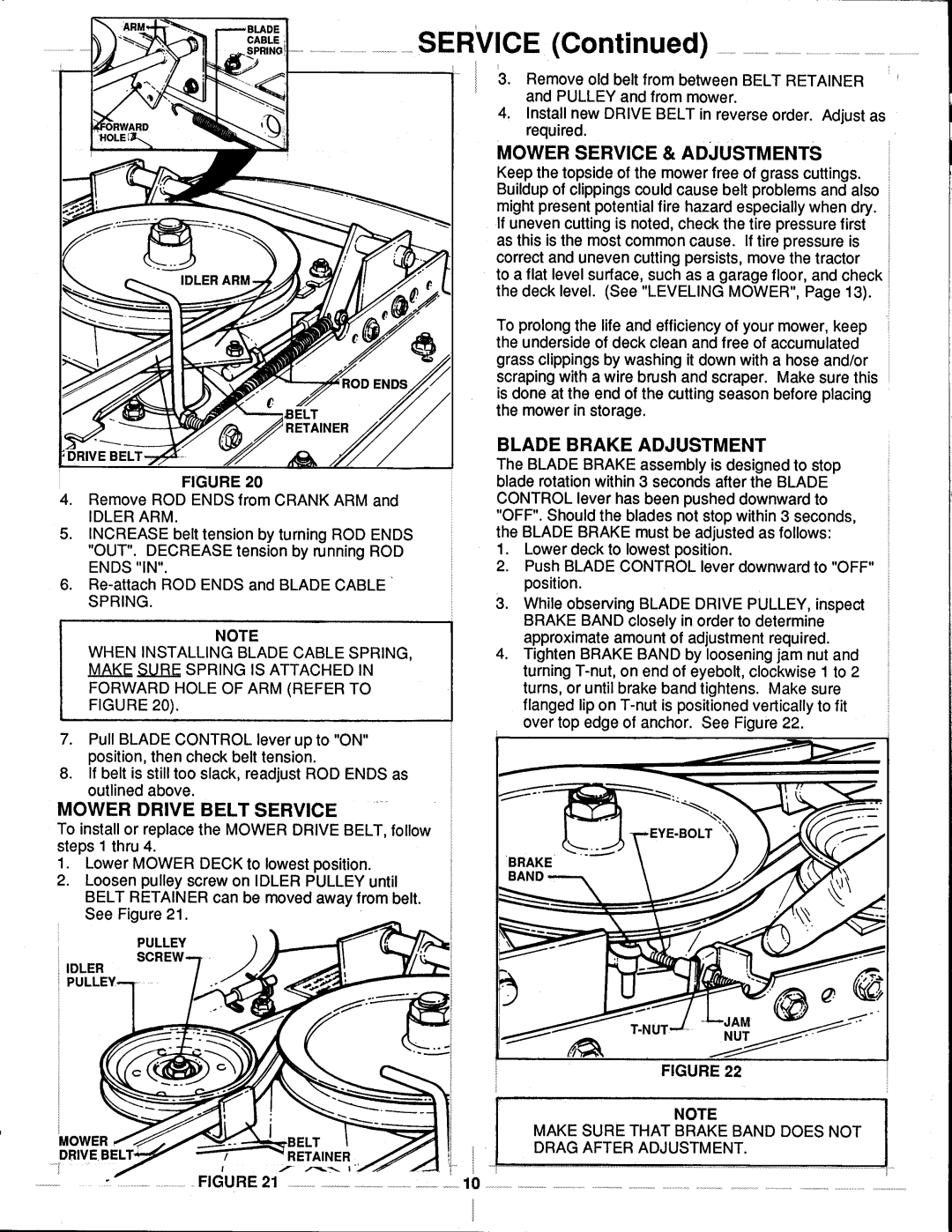 Snapper LT115D331B Series manual 