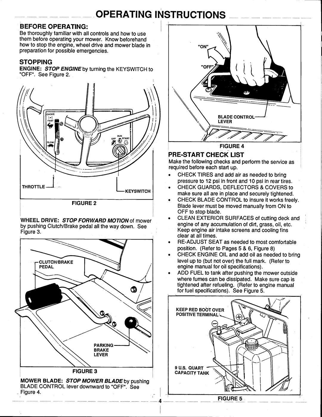 Snapper LT115D331B Series manual 